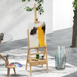 Homcom - Caballete de pintura