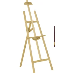 Homcom - Caballete de pintura de madera
