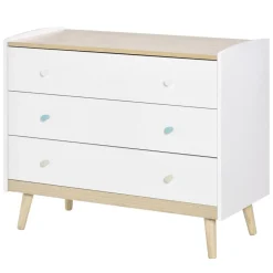 Homcom - Cajonera infantil con 3 cajones