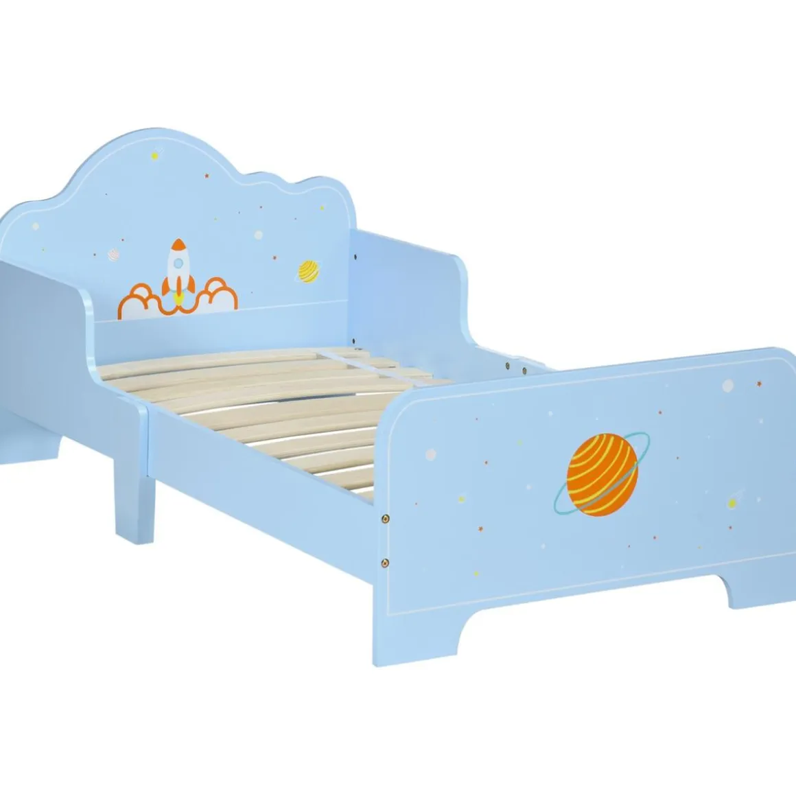 Homcom - Cama infantil espacio Azul