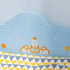 Homcom - Cama infantil espacio Azul