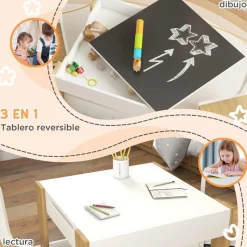 Homcom - Conjunto de Mesa con Sillas