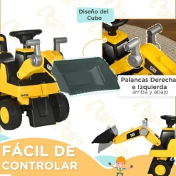 Homcom - Correpasillos Excavadora