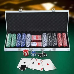 Homcom - Juego de Póker HomCom Aluminio