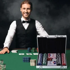 Homcom - Maletín de poker profesional