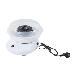 Homcom - Máquina Blanca de Algodón de Azúcar