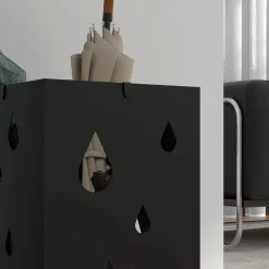 Homcom - Paragüero Negro