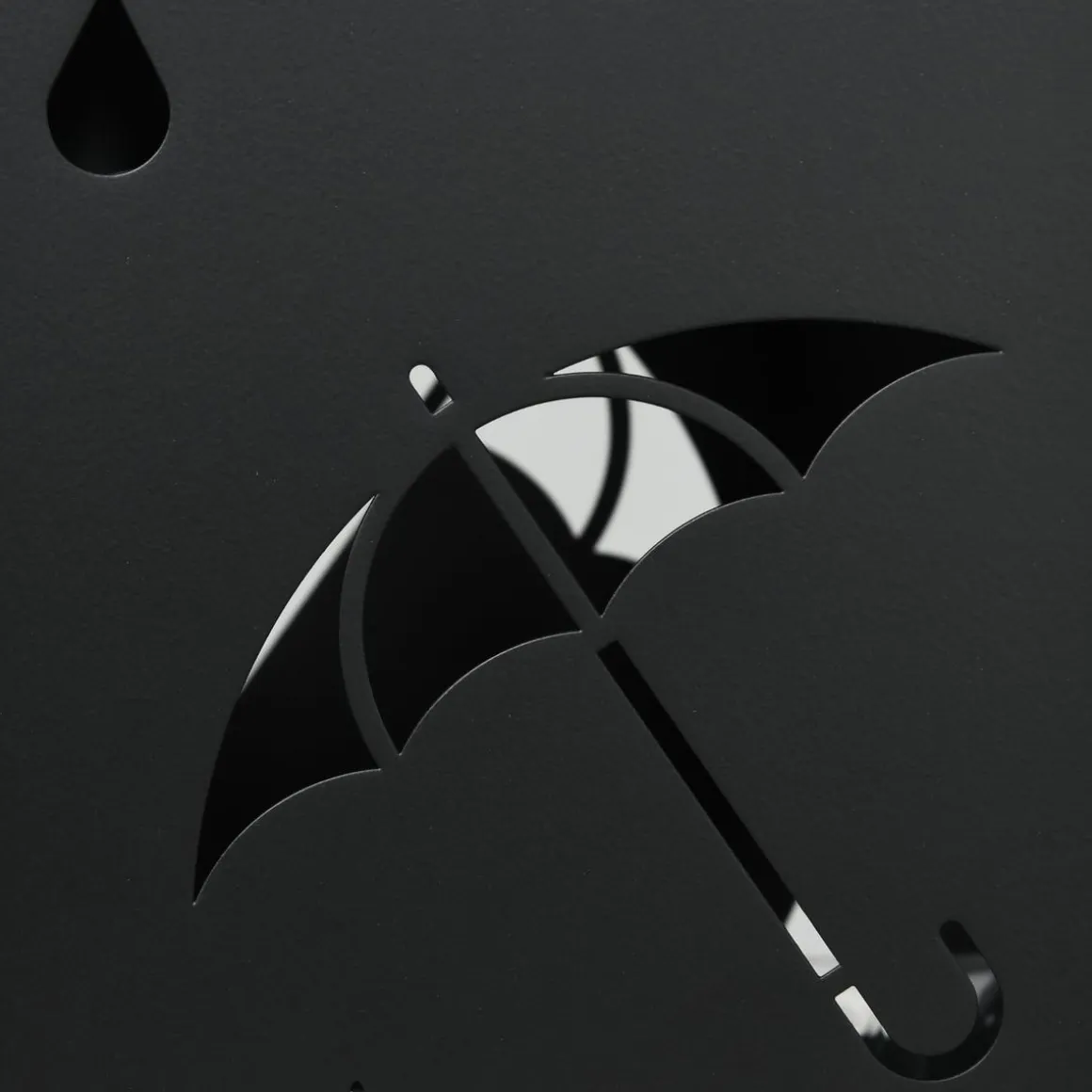 Homcom - Paragüero Negro