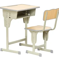 Homcom - Set Pupitre + Silla infantil Vintage