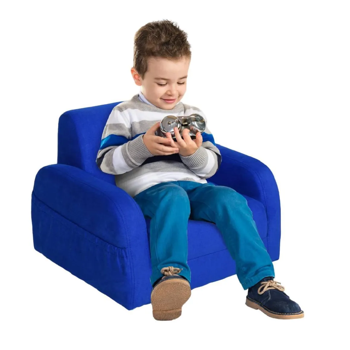 Homcom - Sillón cama infantil 2 en 1