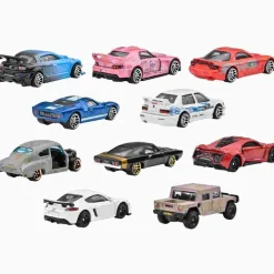 Hot Wheels - Fast & Furious coche juguete pack 10 vehículos
