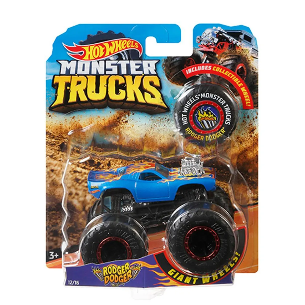 Hot Wheels - Monster Truck Vehículo Básico 1:64 (varios modelos)