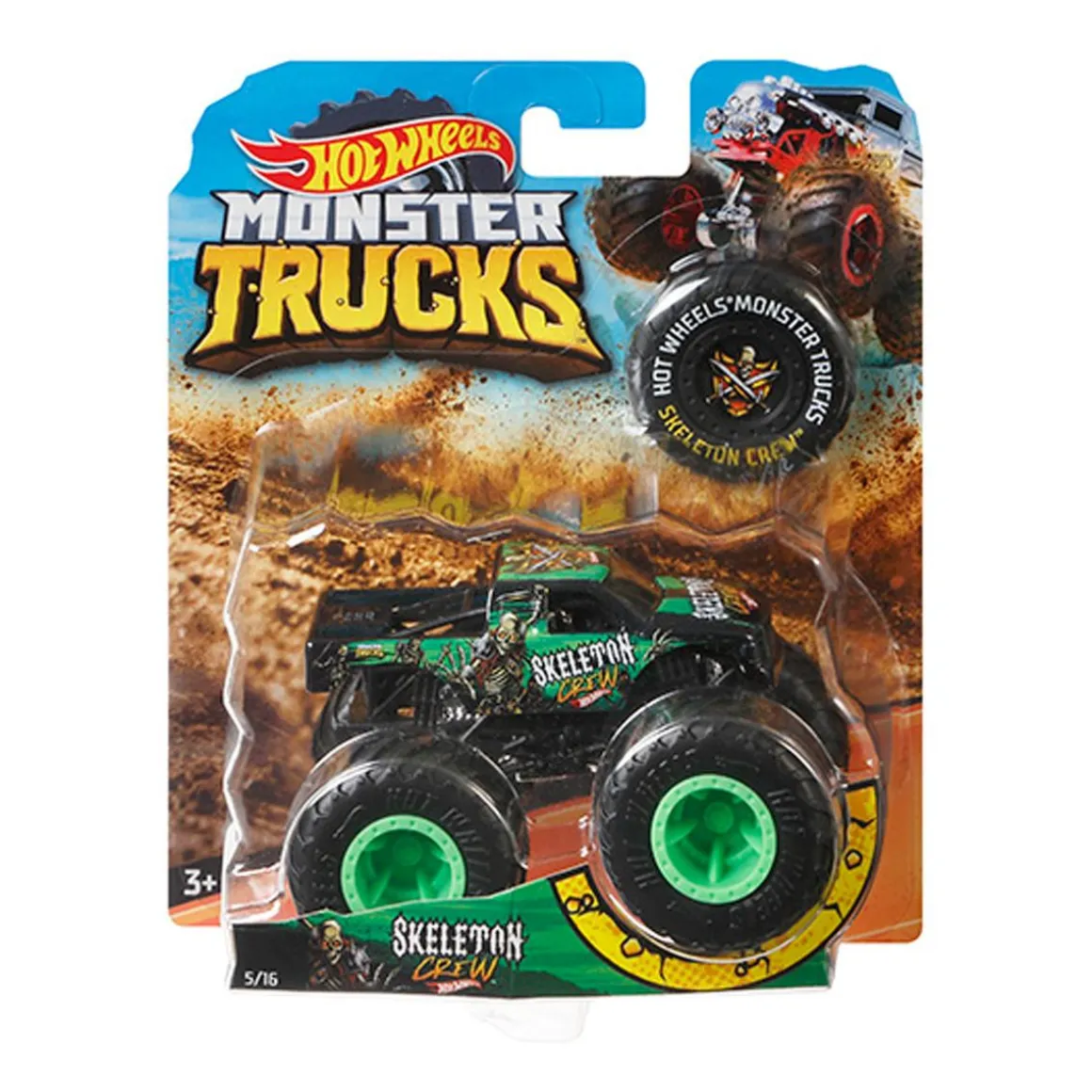 Hot Wheels - Monster Truck Vehículo Básico 1:64 (varios modelos)