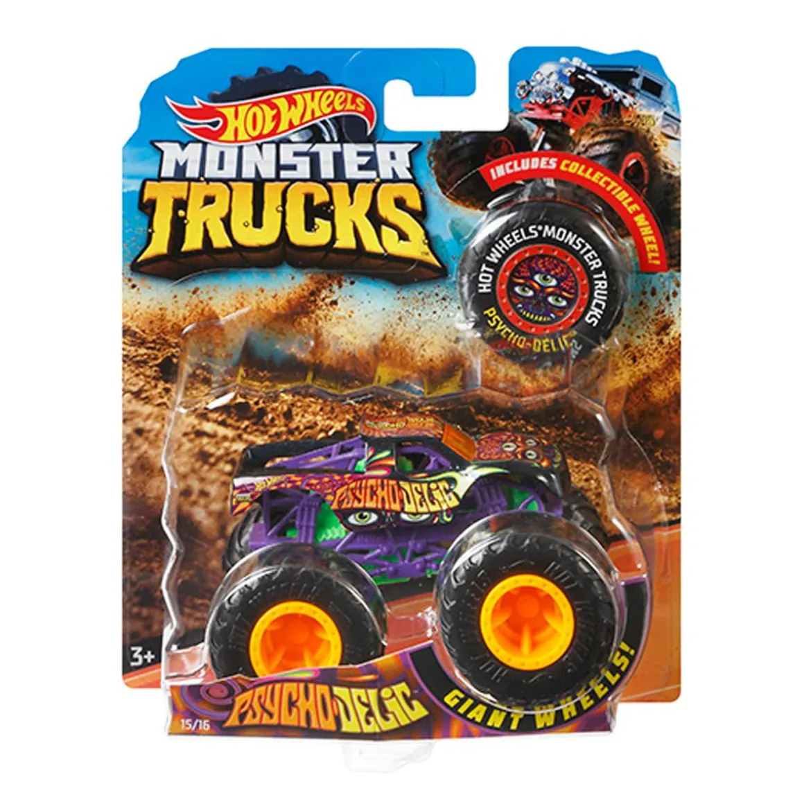 Hot Wheels - Monster Truck Vehículo Básico 1:64 (varios modelos)