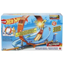 Hot Wheels - Pista de coches Looping Caos con 1 vehículo Die-cast incluido ㅤ