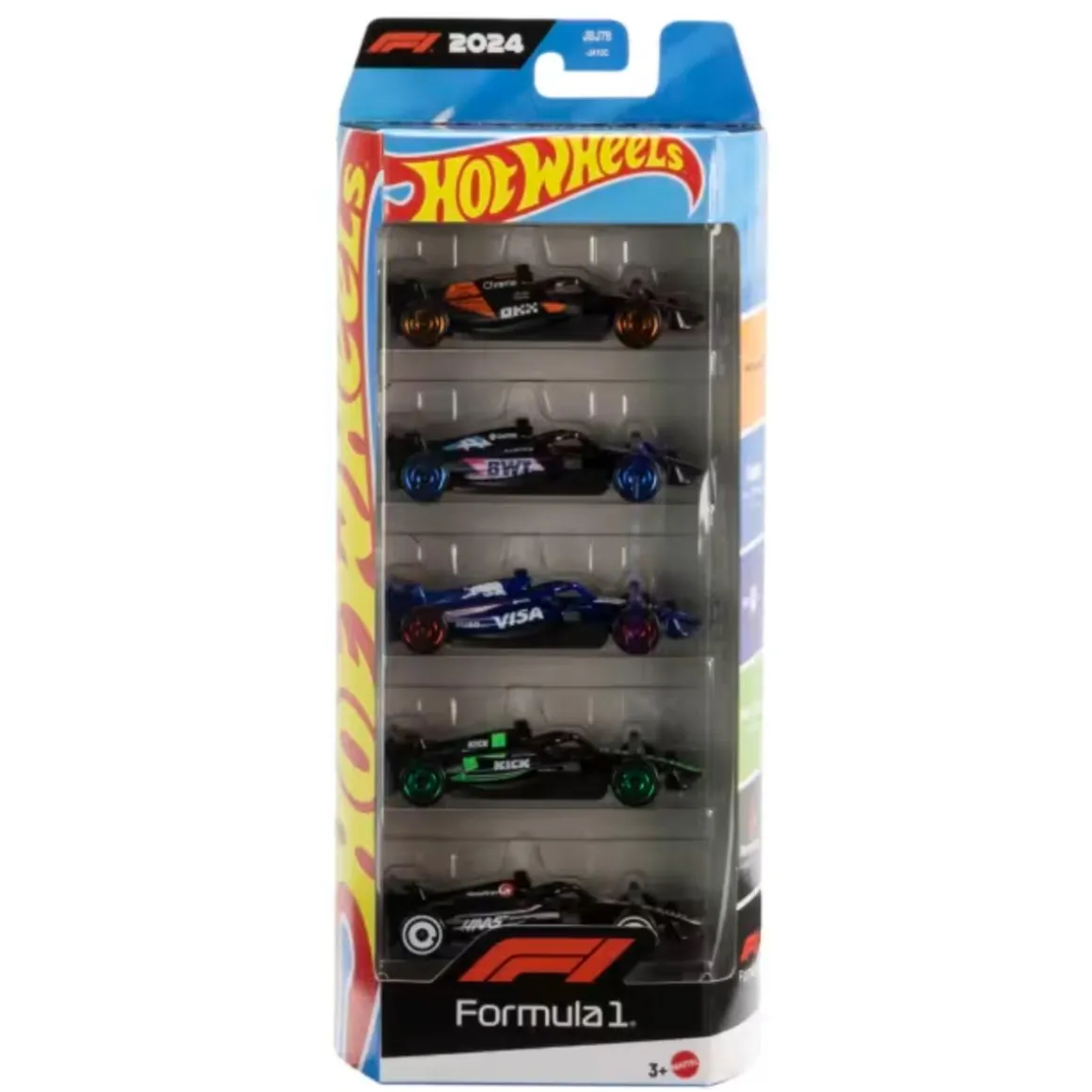 Hot Wheels Pack 5 vehículos F1