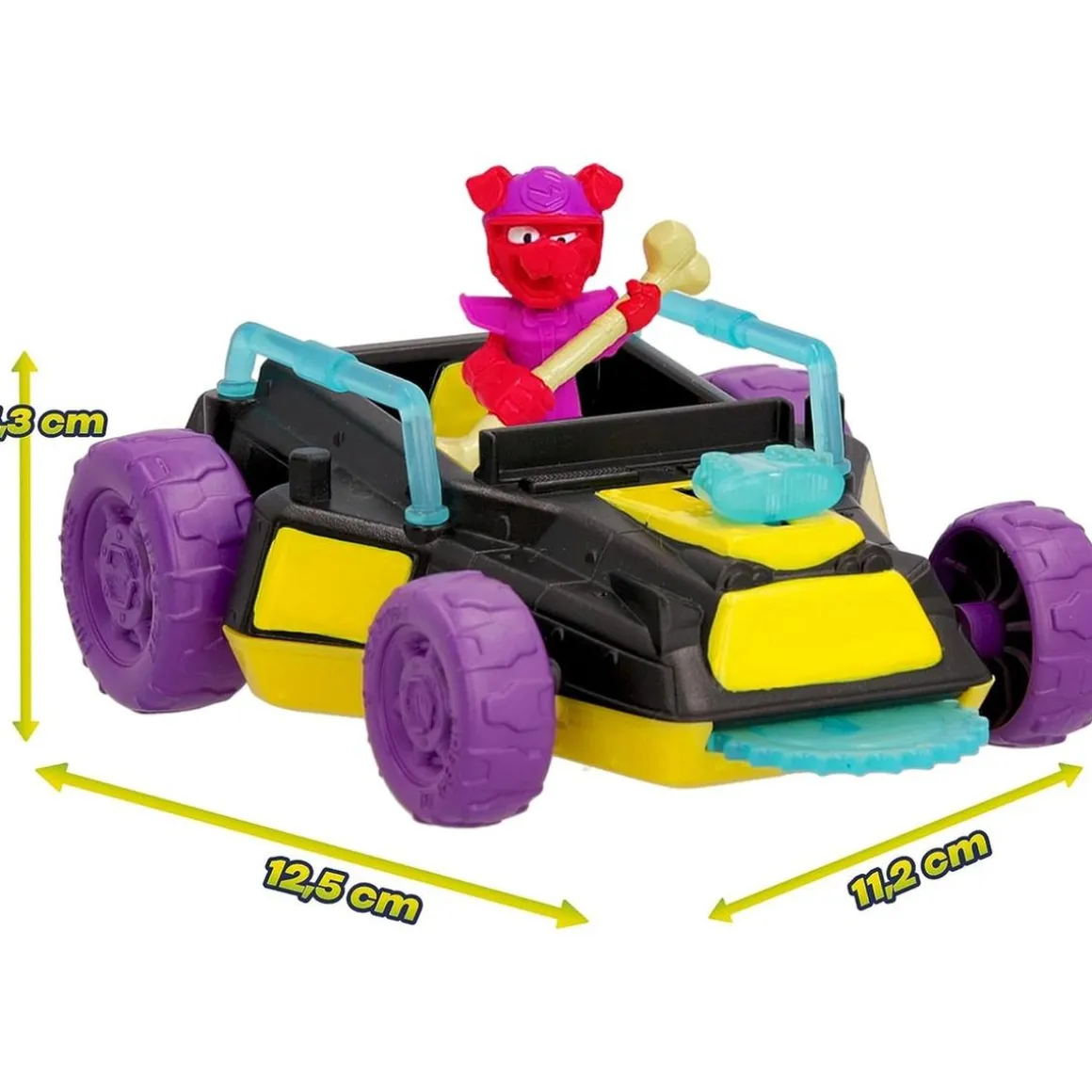 IMC Toys - Vehiculo con funciones y figura incluida Dark Blade ㅤ