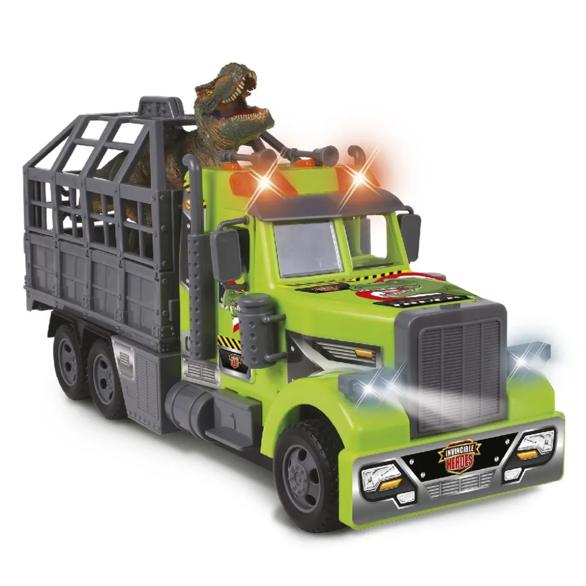 Invincible Heroes - Camión con dinosaurio