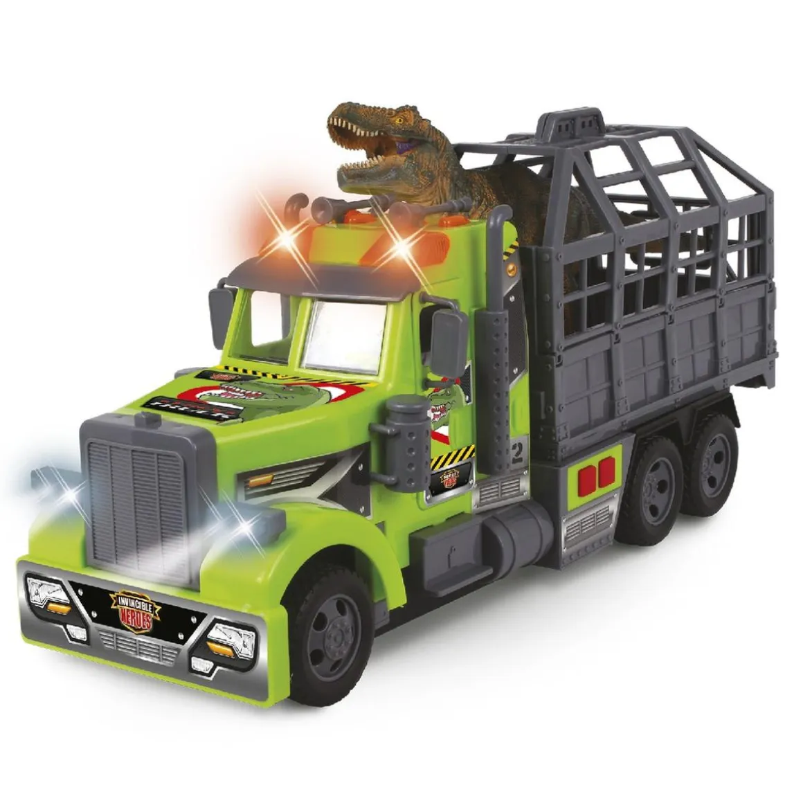 Invincible Heroes - Camión con dinosaurio
