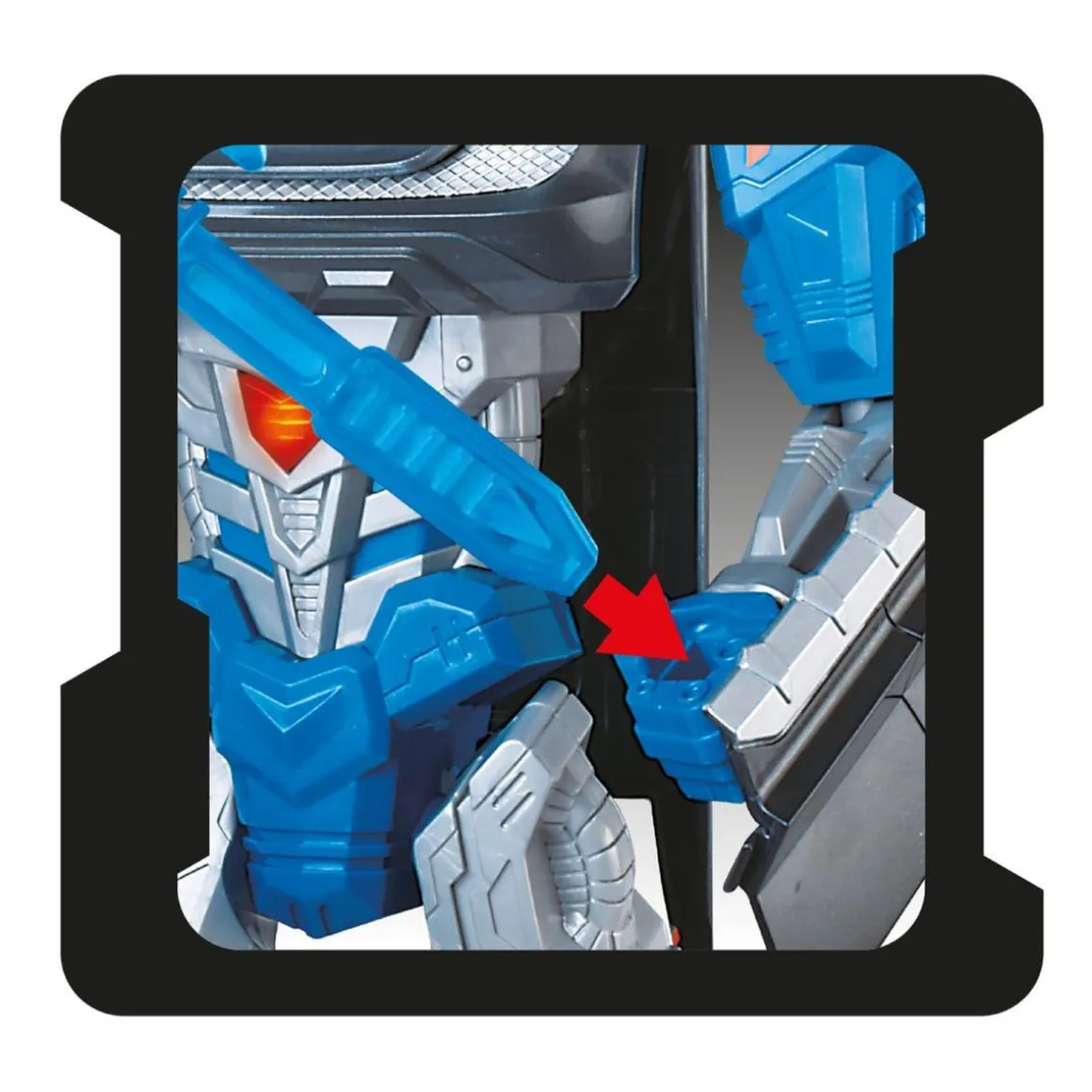 Invincible Heroes - Coche transformable Cyber Racer