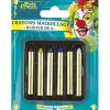 Juego de 6 lápices maquillaje colores surtidos lavables ㅤ