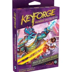 KeyForge - Mundos en Colisión Mazo de Arconte Deluxe - Juego de Cartas