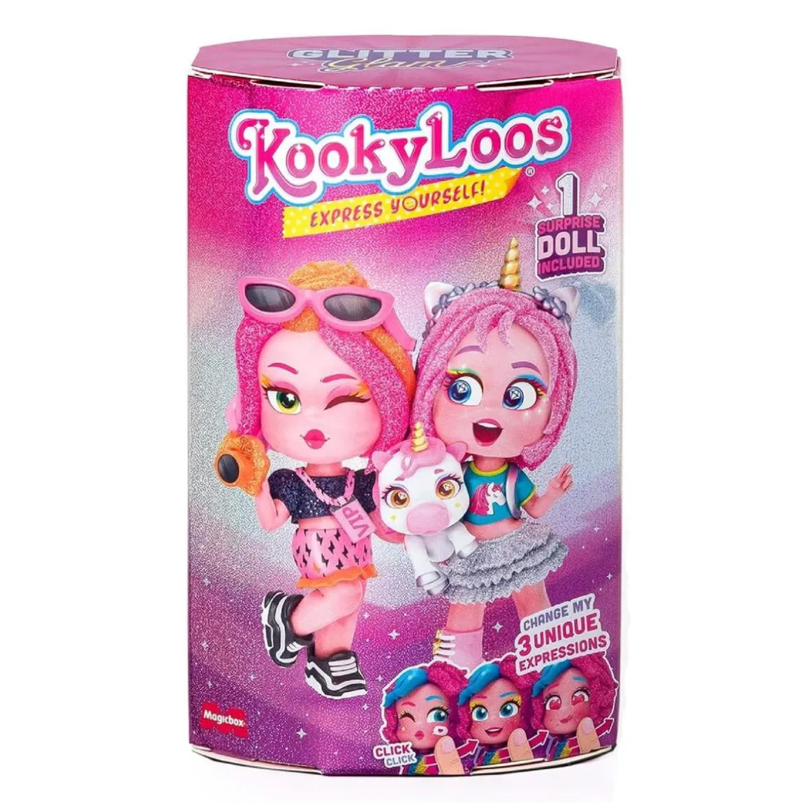 Kookyloos - Muñeca Sorpresa Serie Glitter Glam