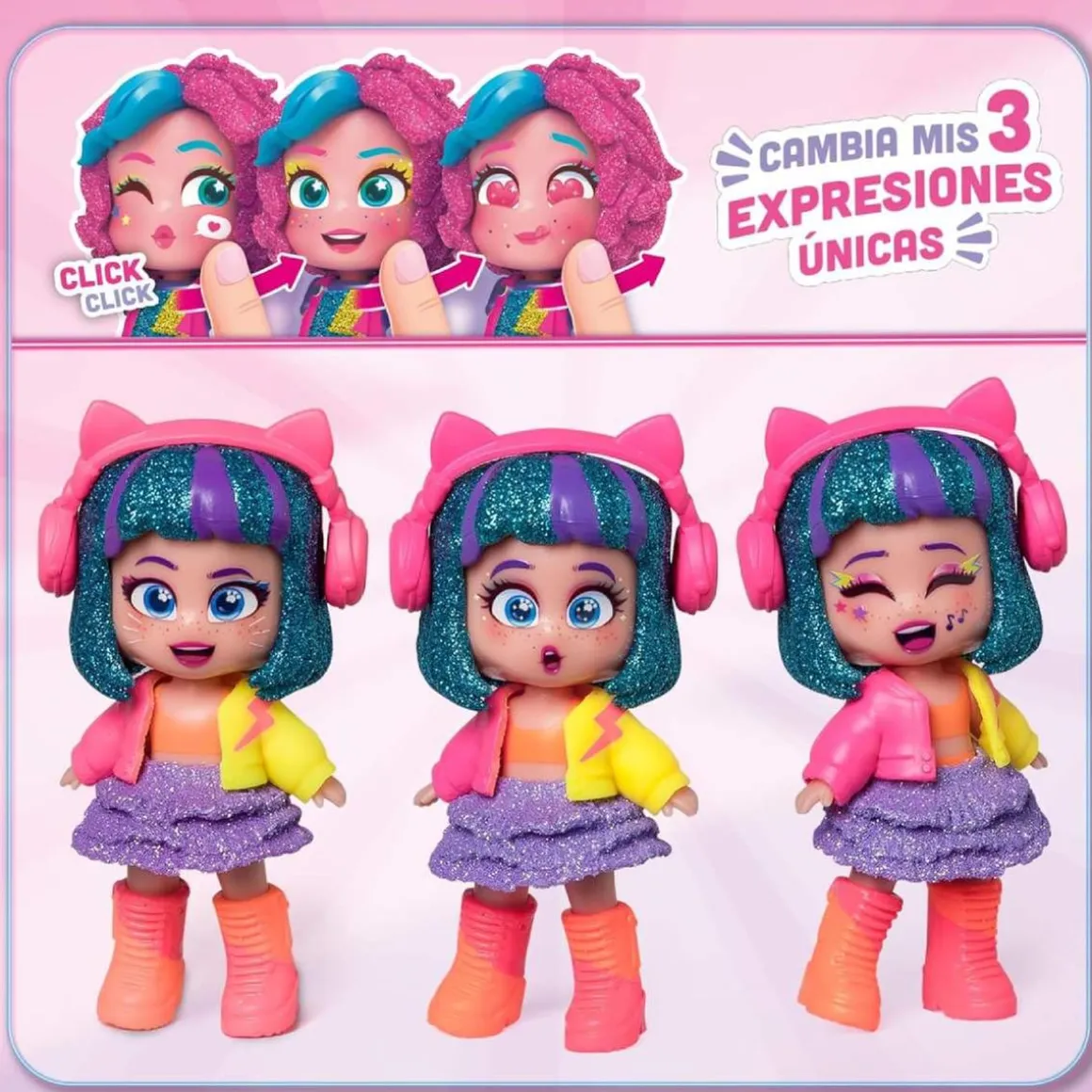 Kookyloos - Muñeca Sorpresa Serie Glitter Glam