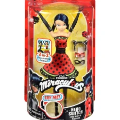 Ladybug - Muñeca Miraculous Hero Switch