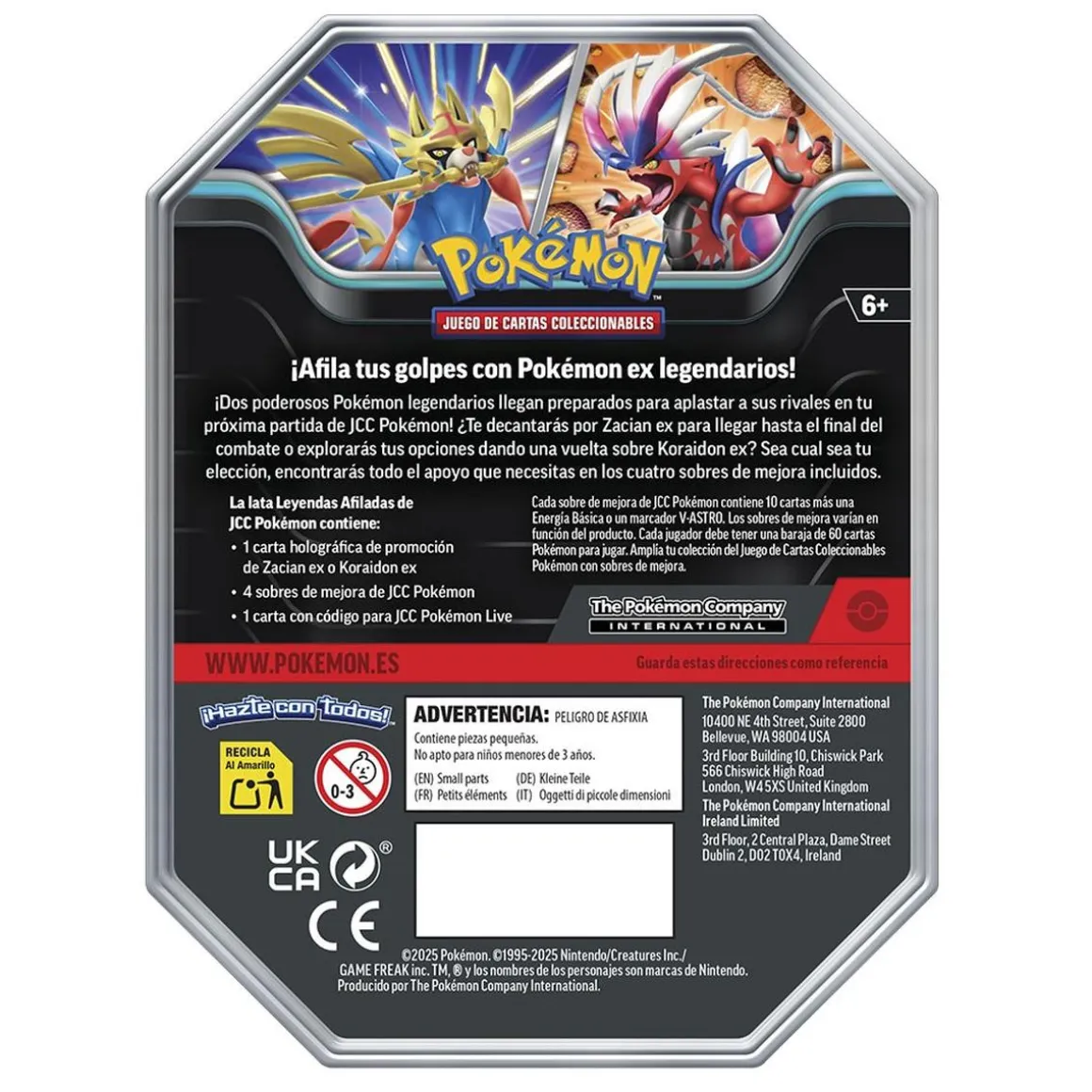 Lata Coleccionable Pokémon Edición Verano