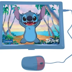 Lexibook - Ordenador portátil educativo bilingüe Disney Stitch