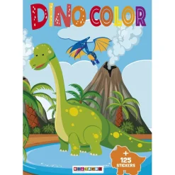 Libro infantil con actividades para colorear + 125 pegatinas interactivas (Varios modelos)