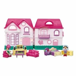 Lolly - Casa de muñecas con 25 accesorios