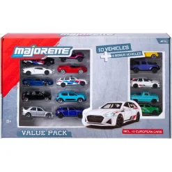 Majorette - Pack 10 + 5 coches de metal
