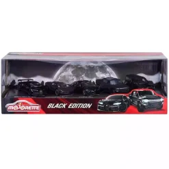 Majorette - Pack 5 Coches Black Edition