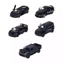 Majorette - Pack 5 Coches Black Edition