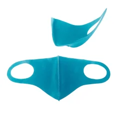 Mascarilla protección de spandex reutilizable 1 ud Azul