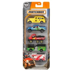 Matchbox - Pack 5 vehículos (varios modelos)