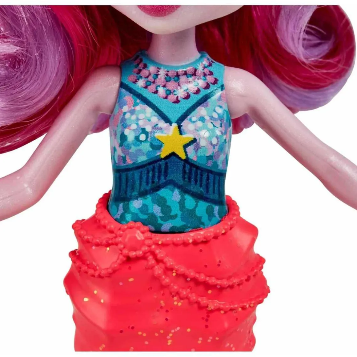 Mattel - Enchantimals - Ocean Kingdom muñeca Sedda Sea Horse con familia de caballitos de mar ㅤ