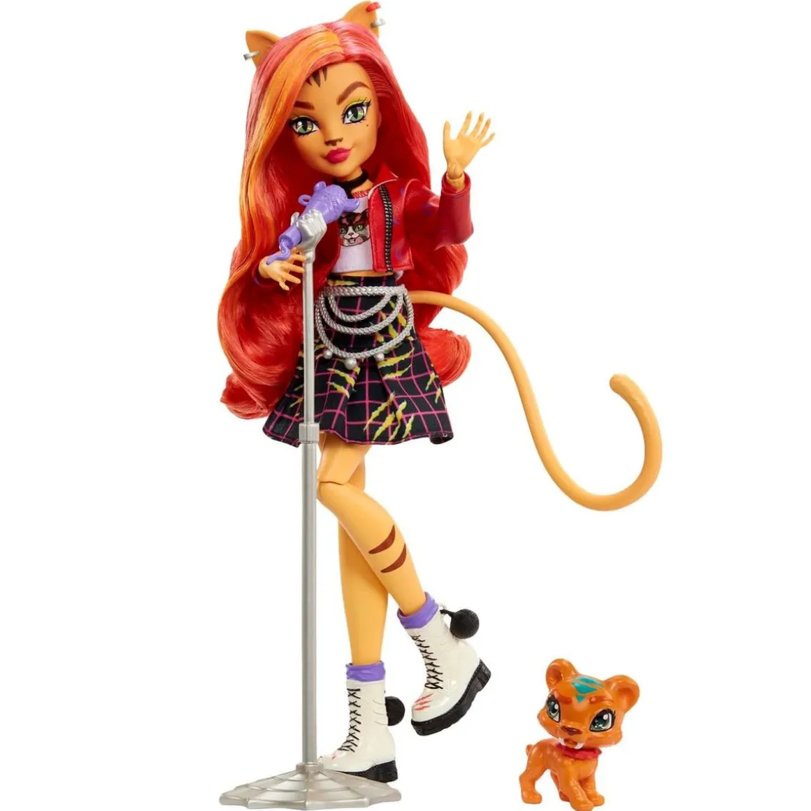 Mattel - Monster High - Muñeca Toralei con Mascota ㅤ
