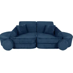 MeowBaby - Sofá Infantil Churros Pocket Max Color Azul Medianoche