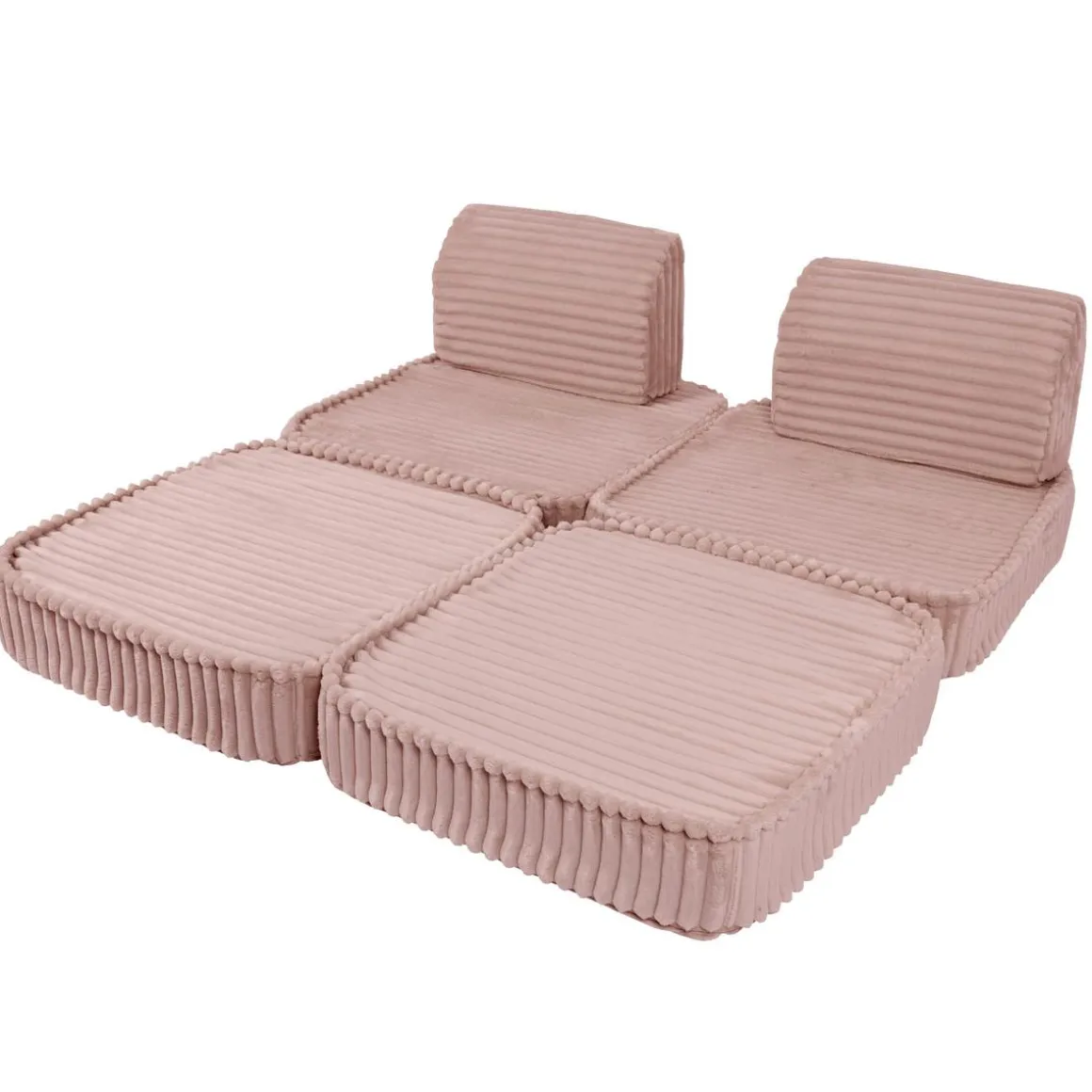 MeowBaby - Sofá Infantil Churros Pocket Max Cor Verde Pine Forest