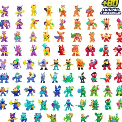 Metazells - Mega pack 7 figuras + 2 troncos serie 1