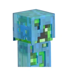 Minecraft - Figura articulada Creeper Nivel Diamante con accesorios ㅤ