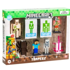 Minecraft - Pack 6 figuras Topeez + 2 figuras sorpresa