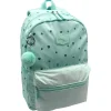 Mochila escolar Blin Blin corazones menta