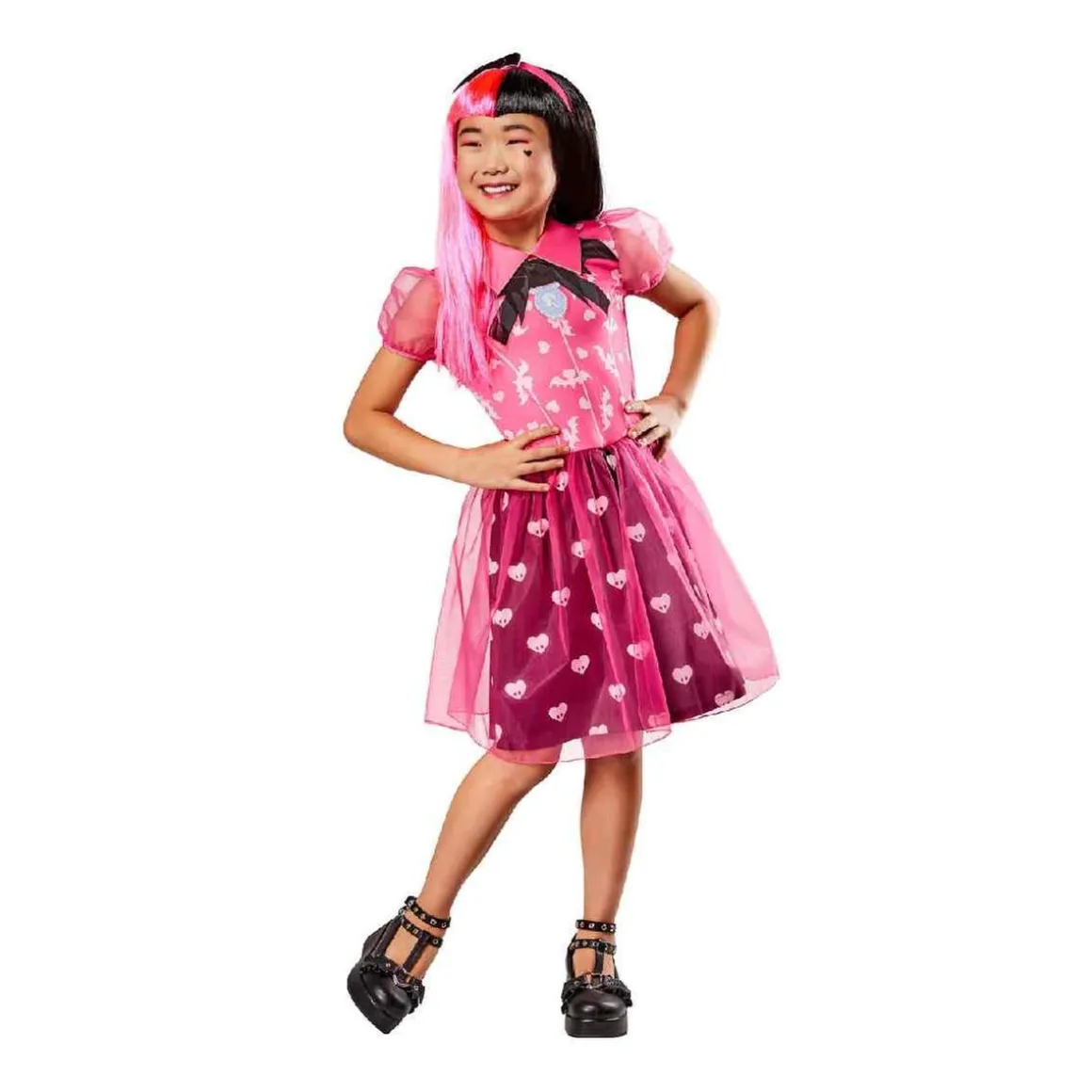 Monster High - Disfraz infantil Draculaura talla M
