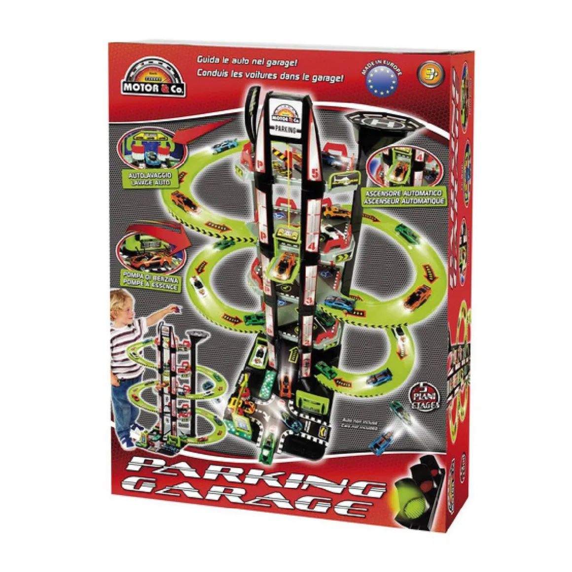 Motor & Co - Parking infantil de 5 plantas