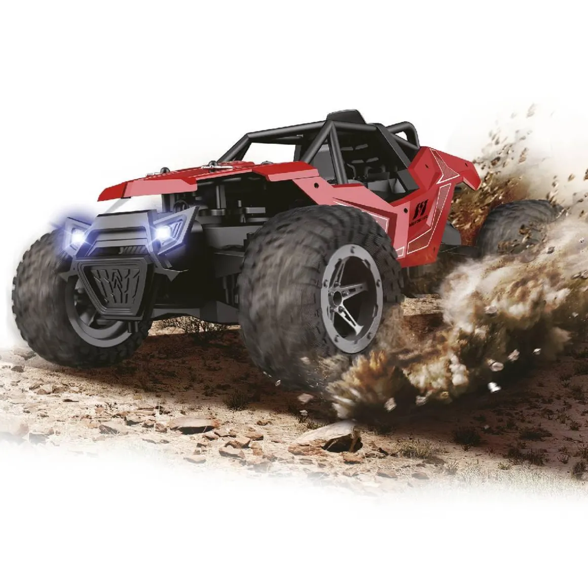 Motor & Co - RC Coche todoterreno 1:16 con luz (varios colores)