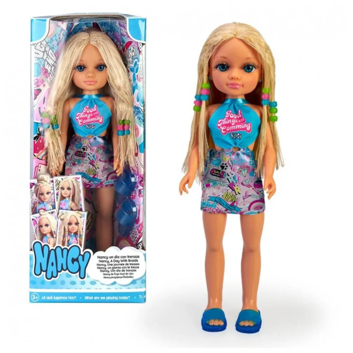 Nancy - Un día de trenzas, pelo rubio